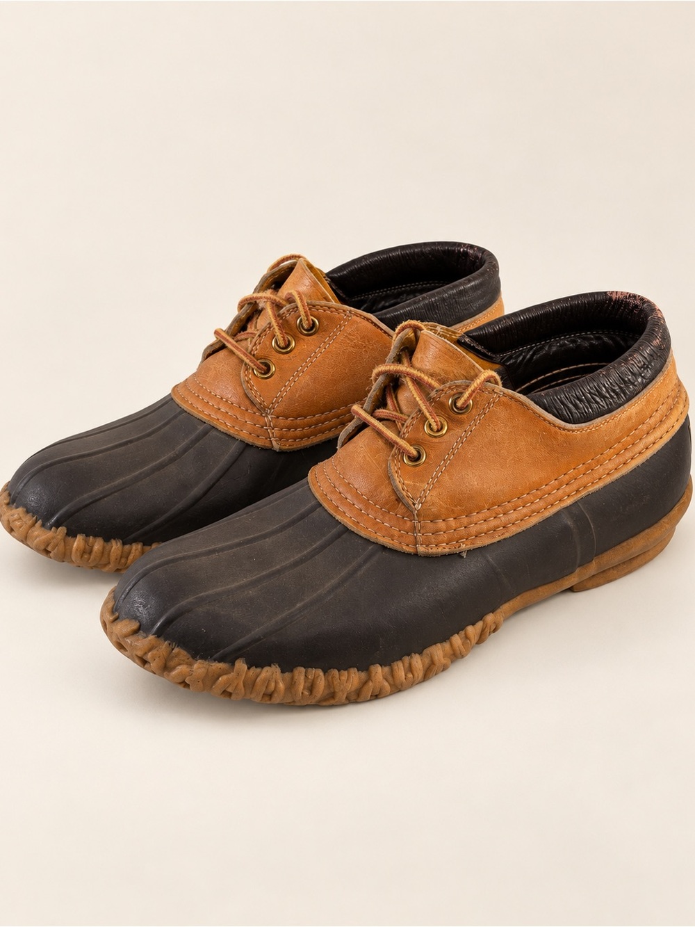 Vintage L.L.Bean Maine Hunting Shoe Low Duck Shoes Made in USA